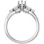 AURELIE Lab Grown Diamond Engagement Ring Setting for Marquise Stones