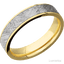 10K Yellow Gold with Polish Finish and Meteorite Inlay - 5MM - Larson Jewelers