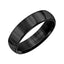ACHILLES Black Polished Domed Tungsten Ring by Triton Rings - 6mm - Larson Jewelers