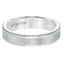 JACOB Flat White Tungsten Carbide Roll Edge Comfort Fit Band by Triton Rings - 9mm - Larson Jewelers