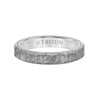 Bevel Edge Meteorite Top Contemporary Tungsten Wedding Band - 4mm - 6mm - Larson Jewelers