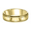 14k Yellow Gold Women’s Polished Wedding Band with Milgrain Accents - 4mm - 8mm - Larson Jewelers