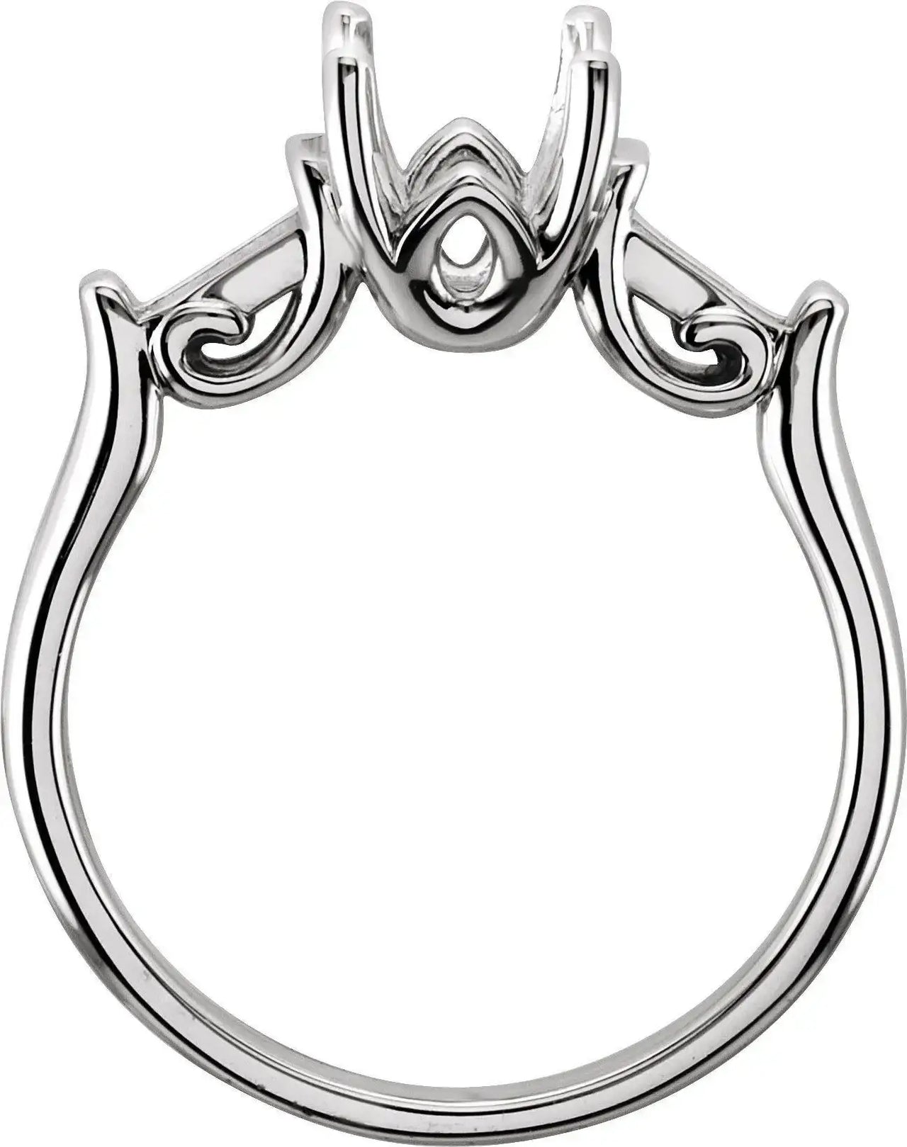 10K White Round Natural Diamond Natural Diamond - Larson Jewelers