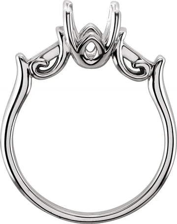 10K White Round Natural Diamond Natural Diamond - Larson Jewelers