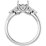 AURELIE Lab Grown Diamond Engagement Ring Setting for Round Stones