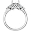 AURELIE Lab Grown Diamond Engagement Ring Setting for Round Stones