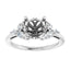 AURELIE Lab Grown Diamond Engagement Ring Setting for Round Stones