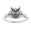 HAILEY Lab Grown Diamond Engagement Ring Setting for Oval Stone