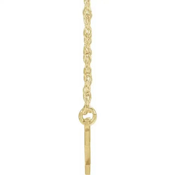 14K Yellow Sports Numbers 16-18" Necklace - Larson Jewelers