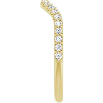 14K Yellow Gold Accented Matching Band - Larson Jewelers