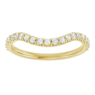 14K Yellow Gold Accented Matching Band - Larson Jewelers