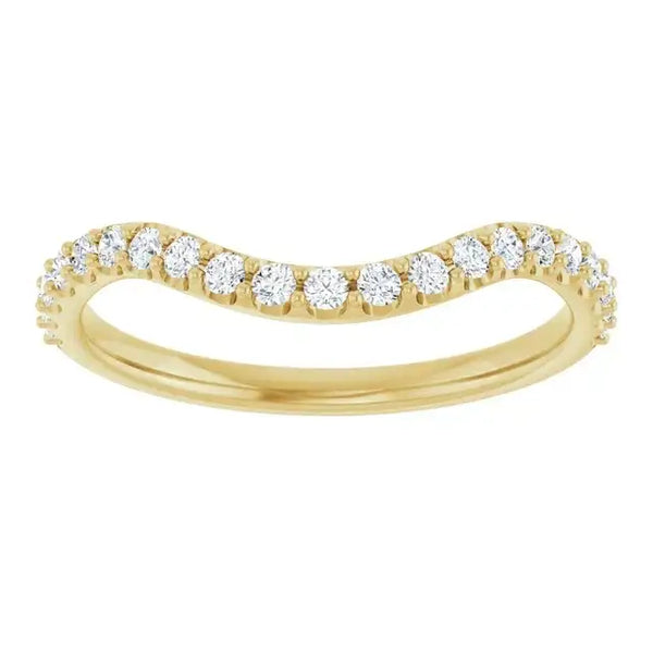 14K Yellow Gold Accented Matching Band - Larson Jewelers