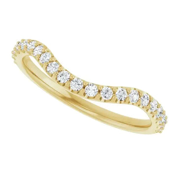 14K Yellow Gold Accented Matching Band - Larson Jewelers