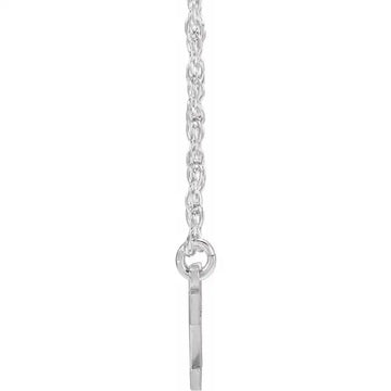 Sterling Silver Sports Numbers 16-18" Necklace - Larson Jewelers
