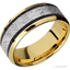 Beveled 14K Yellow Gold with Polish, Polish Finish - 8MM - Larson Jewelers