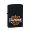 Zippo Lighter Harley Davidson Black Matte Classic Engravable Grooms Gift USA - Larson Jewelers