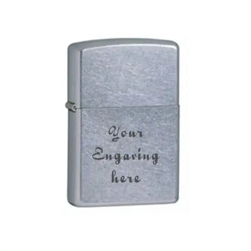 Zippo Lighter Street Chrome Classic Engravable Grooms Gift USA - Larson Jewelers