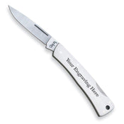Case Executive Lockback Steel Handle Pocket Knife Engraveable Groomsman Gift - Larson Jewelers