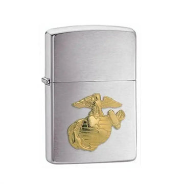 Zippo Lighter U.S. Marines Classic Engravable Grooms Gift USA - Larson Jewelers