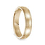 14k Yellow Gold Brushed Finish Women’s Wedding Ring with Polished Round Edges - 5mm - Larson Jewelers