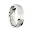 DRAKE Polished & Brushed Comfort-Fit Cobalt Wedding Band with Dual Grooves - 7mm - Larson Jewelers