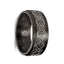 LAFFER Torque Black Cobalt Raised Laser Celtic Knot Polished Edges Wedding Ring - 9 mm - Larson Jewelers