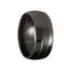SCORPION Torque Black Cobalt Wedding Band Brushed Center Finish with Linear Accents Polished Edges - 9 mm - Larson Jewelers