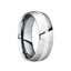 CRISPINUS White Gold Inlaid Tungsten Ring with Polished Finish - 6mm & 8mm - Larson Jewelers