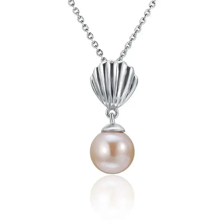 White Pearl Shell Pendant - Larson Jewelers