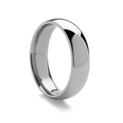 Domed Platinum Ring by Benchmark 2mm - 8mm - Larson Jewelers