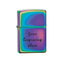 Zippo Lighter Spectrum Classic Engravable Grooms Gift USA - Larson Jewelers