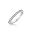 Keira Contemporary Diamond And Rope Wedding Band in Platinum