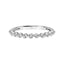 2.2mm Lab Grown White Sapphire Wedding Band in 10k White Gold - Larson Jewelers