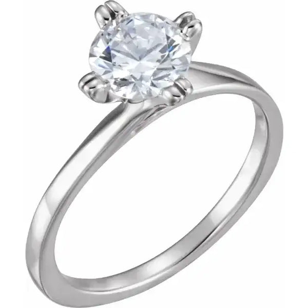 GWENDOLYN Lab Diamond Engagement Ring Setting for Round Stones - Larson Jewelers