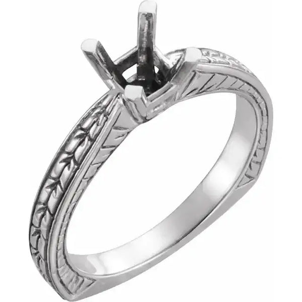 IVY Lab Diamond Engagement Ring Setting for Round Stones - Larson Jewelers