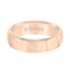WHITNEY Domed Rose Tungsten Carbide Comfort Fit Band with Bright Polish by Triton Rings - 6mm - Larson Jewelers