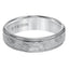 BARZILAI Tungsten Carbide Step Edge Comfort Fit Band with Satin Hammer Texture by Triton Rings - 6mm - Larson Jewelers