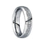 IUNIUS Polished Tungsten Comfort Fit Ring with Black Engraved Celtic Pattern - 6mm - Larson Jewelers