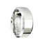 CLANK Polished Raised Cobalt Men’s Wedding Ring with Brushed Beveled Edges - 9mm - Larson Jewelers