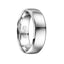 DONTAE Brushed Cobalt Men’s Wedding Band with Polished Edges - 7mm - Larson Jewelers
