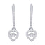 10K White Gold 2/5 Ct.Tw.Moving Diamond Fashion Earrings - Larson Jewelers