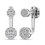 Diamond 1/2.Tw. Fashion Earrings in 10K White Gold - Larson Jewelers