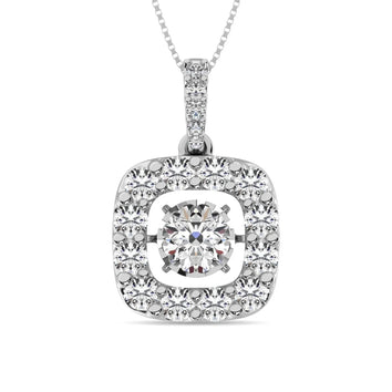 Diamond 1 3/8 ct tw Fashion Pendant in 14K White Gold - Larson Jewelers