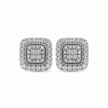 10K White Gold 1/3 Ct.Tw. Diamond Stud Earrings - Larson Jewelers