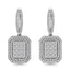 Diamond 2 1/5 Ct.Tw. Dangler Earring in 14K White Gold - Larson Jewelers