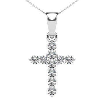 Diamond 1/6 Ct.Tw Cross Pendant - Larson Jewelers