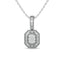 Diamond 1/2 ct tw Fashion Pendant in 14K White Gold - Larson Jewelers