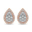 Diamond 3/4 ct tw Pear Shape Fashion Earrings in 14K Rose Gold - Larson Jewelers