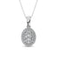 Diamond Fashion Pendant 5/8 ct tw Round Cut in 14K White Gold - Larson Jewelers