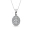 Diamond Fashion Pendant 5/8 ct tw Round Cut in 14K White Gold - Larson Jewelers